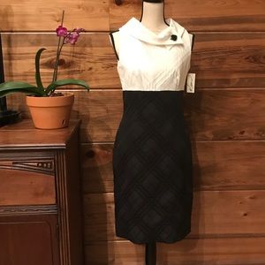 NWT Kim Rogers Black & White Dress